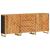 Dulapuri lateral, 3 buc., maro/negru, 60x33,5x75 cm, lemn mango GartenMobel Dekor