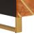 Dulapuri lateral, 3 buc., maro/negru, 60x33,5x75 cm, lemn mango GartenMobel Dekor