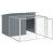 Cușcă de câini cu țarc, antracit 153x194x110 cm oțel galvanizat GartenMobel Dekor