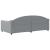 Cadru de pat, gri deschis, 90x190 cm, material textil GartenMobel Dekor