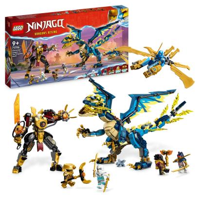 LEGO Dragonul Elemental vs. Robotul Imparatesei Quality Brand