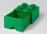 LEGO Cutie depozitare LEGO 2x2 cu sertar, verde Quality Brand