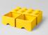 LEGO Cutie depozitare LEGO 2x4 cu sertare, galben Quality Brand