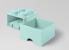 LEGO Cutie depozitare LEGO 2x2 cu sertar, aqua Quality Brand