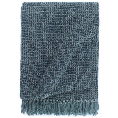 Pătură decorativă, albastru indigo, 125 x 150 cm, bumbac GartenMobel Dekor