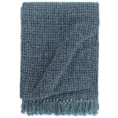 Pătură decorativă, albastru indigo, 220 x 250 cm, bumbac GartenMobel Dekor