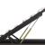 Cadru pat hidraulic cu ladă LED gri 120x200 cm piele ecologică GartenMobel Dekor