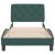 Cadru de pat fără saltea, verde închis, 90x190 cm, catifea GartenMobel Dekor