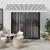 Copertină retractabilă antracit/alb, 3x2,5 m, textil/aluminiu GartenMobel Dekor