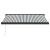 Copertină retractabilă antracit/alb, 3,5x2,5 m, textil/aluminiu GartenMobel Dekor