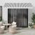 Copertină retractabilă antracit/alb, 3,5x2,5 m, textil/aluminiu GartenMobel Dekor