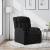 Fotoliu rabatabil, negru, material textil GartenMobel Dekor