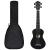 Set ukulele Soprano pentru copii, cu husă, negru, 23" GartenMobel Dekor