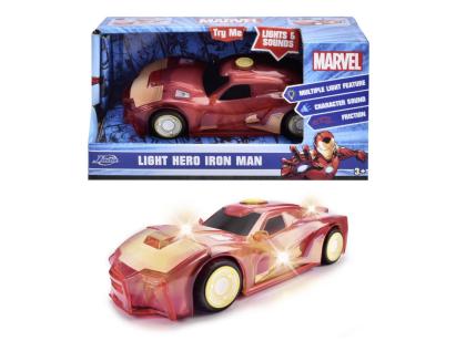 JADA MARVEL MASINUTA LIGHT HERO IRON MAN CU SUNETE SI LUMINI SCARA 1:32 SuperHeroes ToysZone