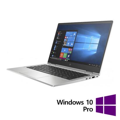 Laptop Refurbished HP EliteBook 830 G7, Intel Core i7-10610U 1.80 - 4.90GHz, 16GB DDR4, 512GB SSD, 13.3 Inch Full HD IPS, Webcam + Windows 10 Pro NewTechnology Media