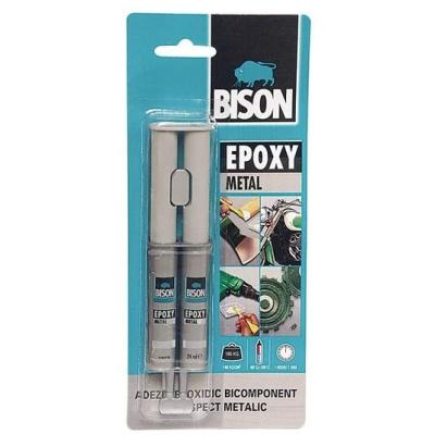 Epoxy Metal BL(otel lichid)BISON adeziv epoxidic bicomponent 2x12ml GartenVIP DiyLine