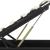 Cadru de pat hidraulic cu ladă LED negru 180 x 200 cm piele eco  GartenMobel Dekor