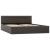 Cadru pat hidraulic, depozitare, LED, gri, 160x200 cm piele eco  GartenMobel Dekor