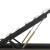 Cadru pat hidraulic, depozitare, LED, gri, 160x200 cm piele eco  GartenMobel Dekor