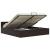 Cadru pat hidraulic, depozitare, LED, gri, 160x200 cm piele eco  GartenMobel Dekor