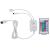 Cadru pat hidraulic, depozitare, LED, gri, 160x200 cm piele eco  GartenMobel Dekor