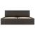 Cadru pat hidraulic, depozitare, LED, gri, 160x200 cm piele eco  GartenMobel Dekor