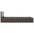 Cadru pat hidraulic cu ladă LED gri 180x200 cm piele ecologică  GartenMobel Dekor