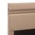 Cadru pat hidraulic LED cappuccino 160 x 200 cm piele ecologică  GartenMobel Dekor