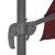 Umbrelă în consolă cu stâlp din aluminiu, bordo, 400x300 cm GartenMobel Dekor