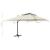 Umbrelă în consolă cu înveliș dublu, nisipiu, 400x300 cm GartenMobel Dekor
