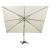 Umbrelă în consolă cu înveliș dublu, nisipiu, 400x300 cm GartenMobel Dekor