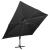 Umbrelă în consolă cu înveliș dublu, negru, 400x300 cm GartenMobel Dekor