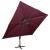 Umbrelă în consolă cu înveliș dublu, roșu bordo, 400x300 cm GartenMobel Dekor