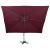 Umbrelă în consolă cu înveliș dublu, roșu bordo, 400x300 cm GartenMobel Dekor