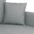 Set de canapele cu perne, 4 piese, gri deschis, material textil GartenMobel Dekor