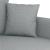 Set de canapele cu perne, 2 piese, gri deschis, textil GartenMobel Dekor