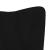 Scaun de relaxare cu taburet, negru, textil GartenMobel Dekor