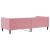 Pat de zi, roz, 90x200 cm, catifea GartenMobel Dekor