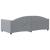 Cadru de pat, gri deschis, 90x190 cm, material textil GartenMobel Dekor