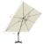 Umbrelă în consolă cu stâlp din aluminiu, nisipiu, 400x300 cm GartenMobel Dekor