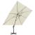 Umbrelă în consolă cu stâlp din aluminiu, nisipiu, 400x300 cm GartenMobel Dekor