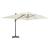 Umbrelă în consolă cu stâlp din aluminiu, nisipiu, 400x300 cm GartenMobel Dekor
