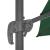 Umbrelă în consolă cu stâlp din aluminiu, verde, 400x300 cm GartenMobel Dekor
