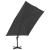 Umbrelă în consolă cu stâlp din aluminiu, negru, 3x3 m GartenMobel Dekor