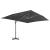 Umbrelă în consolă cu stâlp din aluminiu, negru, 4x3 m GartenMobel Dekor