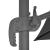 Umbrelă în consolă cu stâlp din aluminiu, negru, 4x3 m GartenMobel Dekor