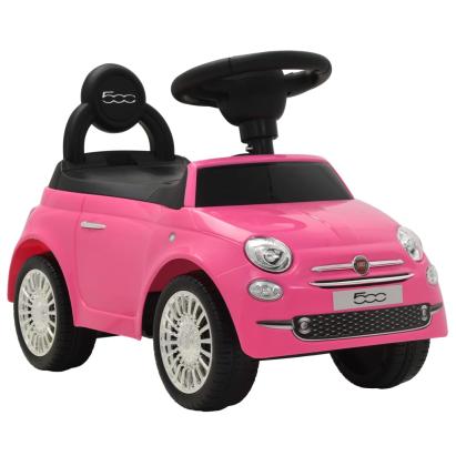 Mașinuță fără pedale Fiat 500, roz  GartenMobel Dekor