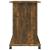 Birou, stejar fumuriu, 80x50x75 cm, lemn prelucrat GartenMobel Dekor