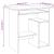 Birou, lemn vechi, 80x45x74 cm, lemn prelucrat GartenMobel Dekor