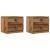 Noptiere, 2 buc., lemn vechi, 50x40x43,5 cm, lemn prelucrat GartenMobel Dekor